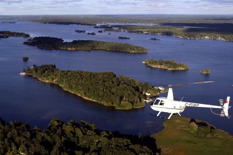 1000 Islands: 10, 20, 30, or 60-Min Scenic Helicopter Tour - The 10-minute sampler over Gananoque and nearby island groups