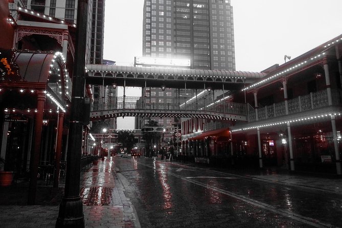 2 HR Interactive Walking Ghost Tour in Downtown Orlando - Downtown Orlando after dark, with real equipment