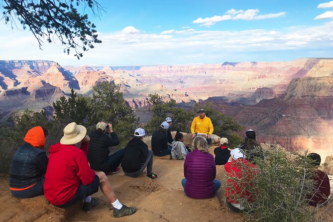 4-Hour Biblical Creation + Sunset Tour • Grand Canyon National Park South Rim - Moran Point Sunset Finale: Time to Sit, Blankets Included