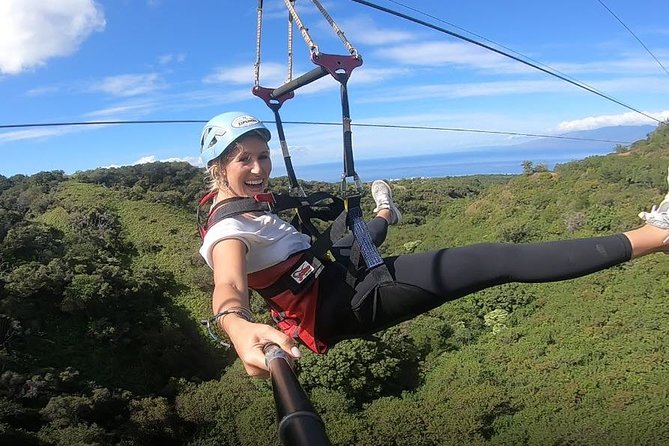 6 Dual-Zipline Mountain Adventure in Maui - ATV Into the Rainforest, Then Back to the Harness