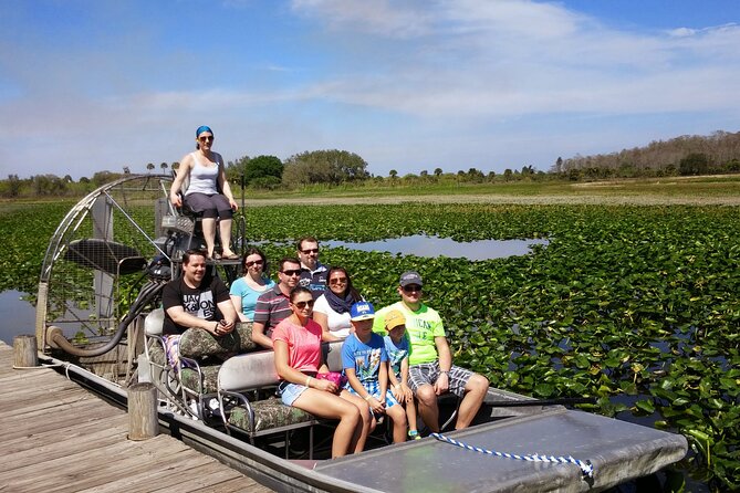 60 min. Everglades Airboat ride & pick-up ,small group +pro guide - The drive from Miami to the wetlands is part of the experience