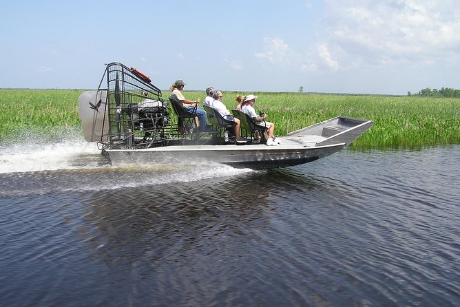 Airboat and Plantations Tour with Gourmet Lunch from New Orleans - The Airboat Ride: Cypress Swamps, Wildlife-Spotting, and High-Speed Fun