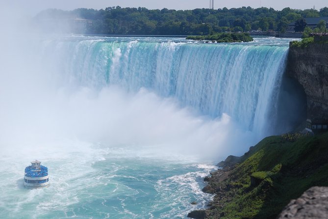 All Inclusive Niagara Falls USA Tour W/Boat Ride,Cave & Much MORE - Maid of the Mist cruise: the classic spray-and-roar payoff