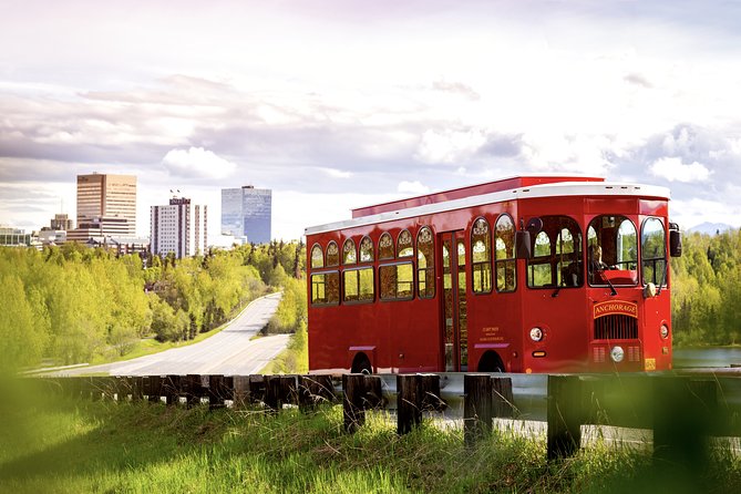 Anchorage Trolley Tour - Captain Cook Monument, Then the Railroad Depot and Original Townsite