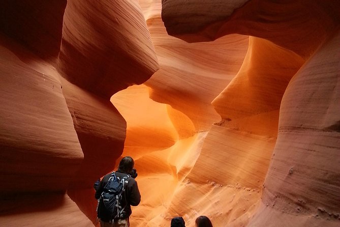 Antelope Canyon and Horseshoe Bend Tour from Sedona - Upper Antelope Canyon: how the light turns sandstone into photos