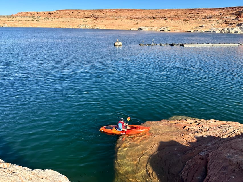 Antelope Canyon Lake Powell: Guided Kayaking & Hike Tour - Paddling the Lake Powell main channel: where the effort shows up