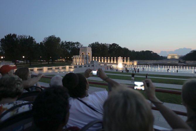 Big Bus DC: Monuments & Memorials Night Tour by Open-top Bus - The Memorial Wall of Lost Lives: Short Viewing, Big Mood