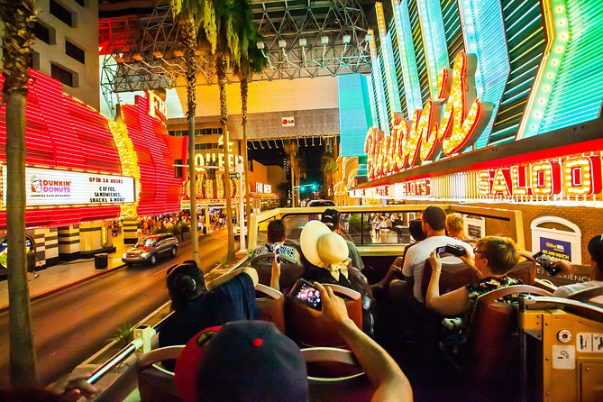 Big Bus Las Vegas: Sightseeing Night Tour by Open-Top Bus - Downtown and Strip Highlights, Plus the Bellagio Light Show Moment