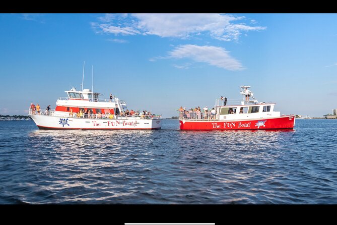 Big Fun Dolphin Cruise & Sealife Experiece ORANGE BEACH ALABAMA - Getting on board at 3900 Bayou Rd, Orange Beach