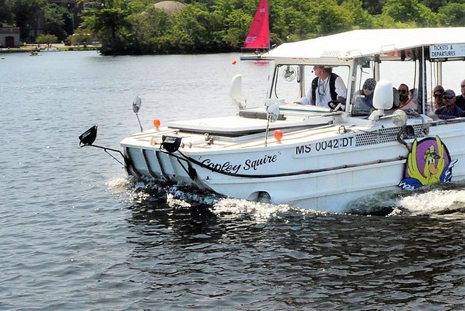 Boston Duck Boat Sightseeing City Tour with Cruise Along Charles River - Boston Public Market and the Charles River Esplanade to River Time