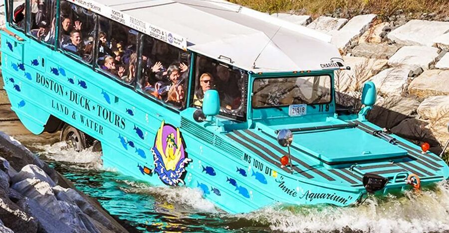 Boston Duck Tour: The Original and World-Famous - Quincy Market and Newbury Street: Where the Route Turns Practical