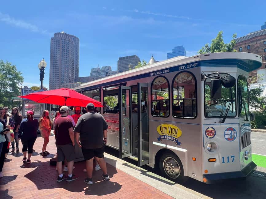 Boston: Hop-On, Hop-Off 20+ Stops Trolley Ticket - Freedom Trail core stops: Quincy Market, Faneuil Hall, and the Old State House