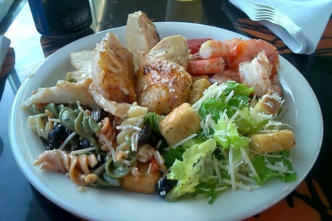 Calypso Queen Tropical Party Buffet Cruise - The daytime cruise: captain stories and a tropical lunch at sea
