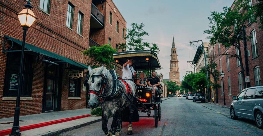 Charleston: Haunted Carriage Evening Tour - Charleston City Market: a famous stop that keeps the tour human