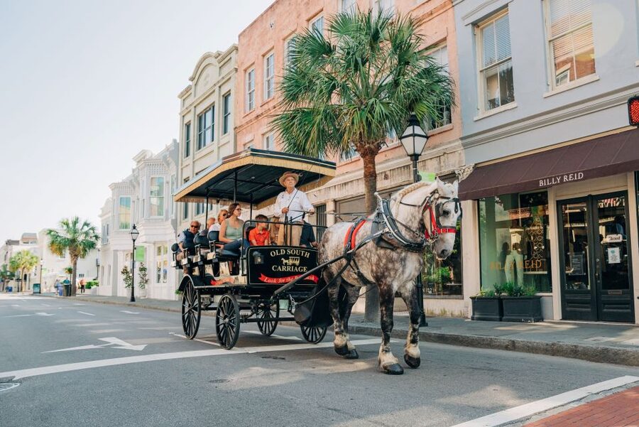Charleston: Historical Downtown Tour by Horse-drawn Carriage - Checking In at Old South Carriage Co near Old City Market