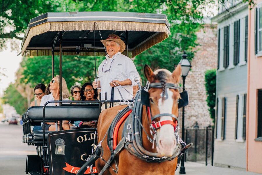 Charleston: Historical Downtown Tour by Horse-drawn Carriage - Charleston Harbor Views and Rainbow Row Stops