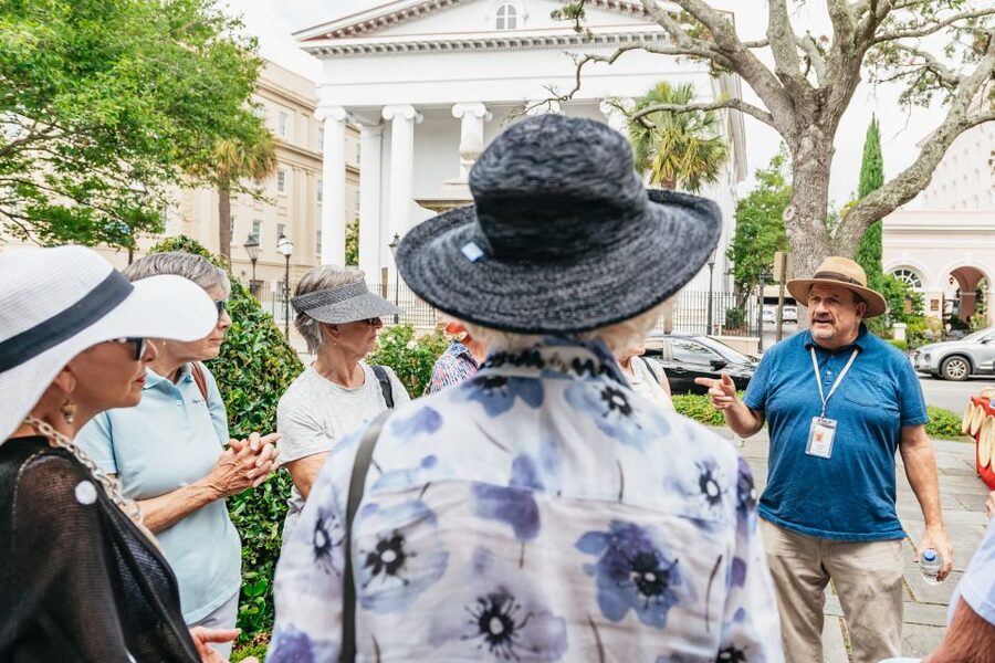 Charleston: Old Walled City Historical Walking Tour - Old Exchange and Provost Dungeon, Waterfront Park, and the big moments you can feel