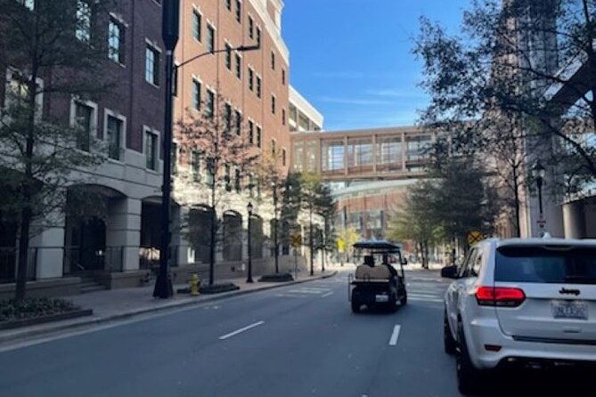Charlotte's Premier Historical City Tour on Eco- Friendly Cart - Uptown Warm-Up: Spectrum Center and the NASCAR Hall of Fame