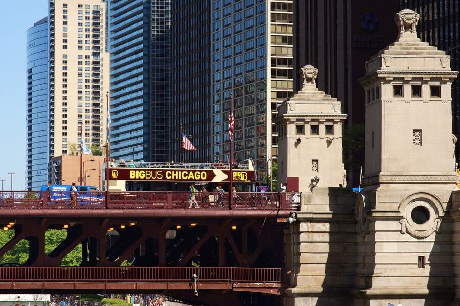Chicago: 1-5 Day Attraction Pass with Shedd Aquarium - Navy Pier, ferris wheel rides, and a speedboat skyline moment