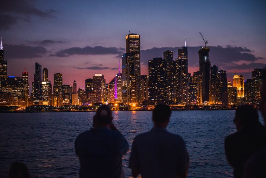 Chicago by Night River and Lake Cruise - Lake Michigan at Night, Where the Skyline Looks Bigger