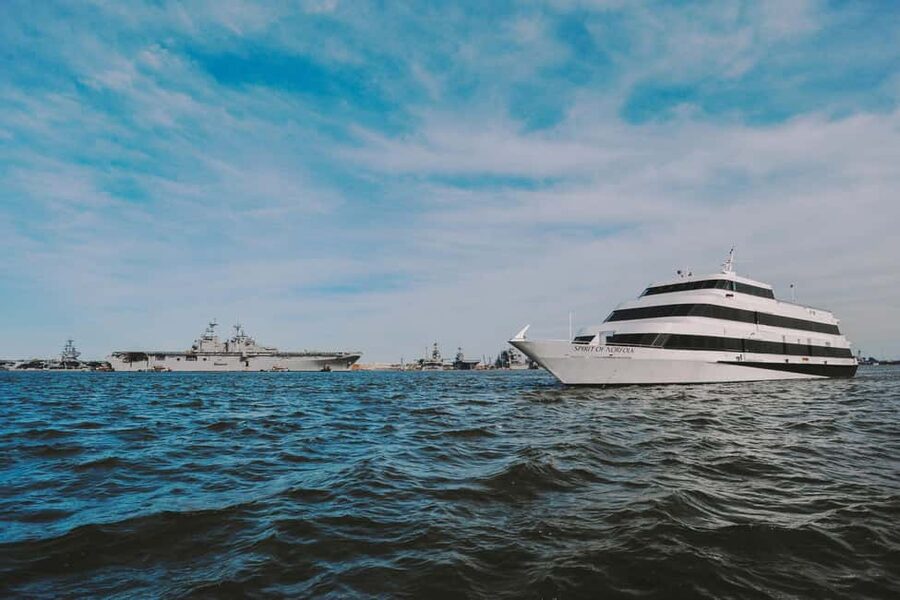 City Cruises Norfolk: Lunch, Brunch, or Dinner Buffet Cruise - Outdoor Patio Deck: Your Best Chance for Fresh Air
