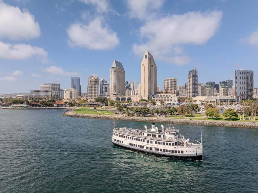 City Cruises San Diego: Best of the Bay Scenic Harbor Tour - Navy ship spotting near North Island and the Coronado waterfront