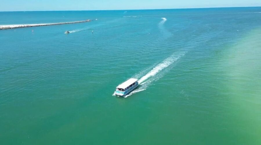 Clearwater Beach: Dolphin & Island Sandbar Cruise - Boat comfort that helps on a hot Gulf day