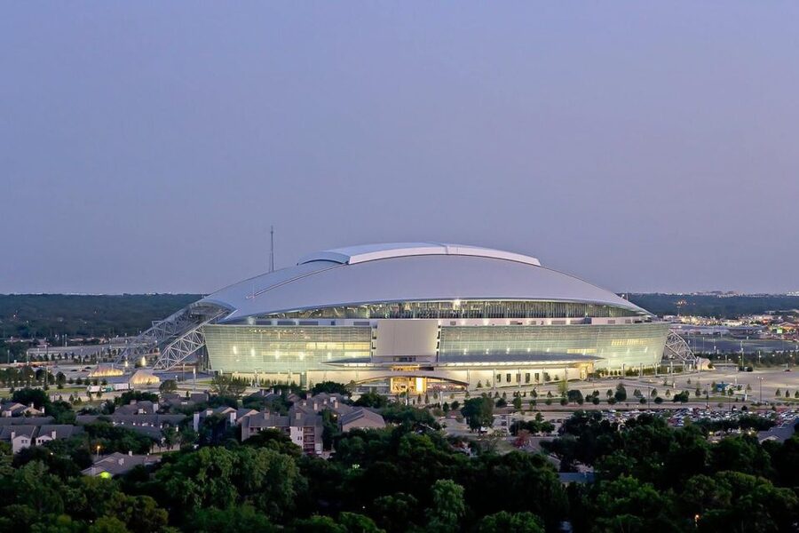 Dallas: Cowboys AT&T Stadium Tour with Transportation - Suites, Cotton Bowl offices, Star Bar, and the Ford Fountain