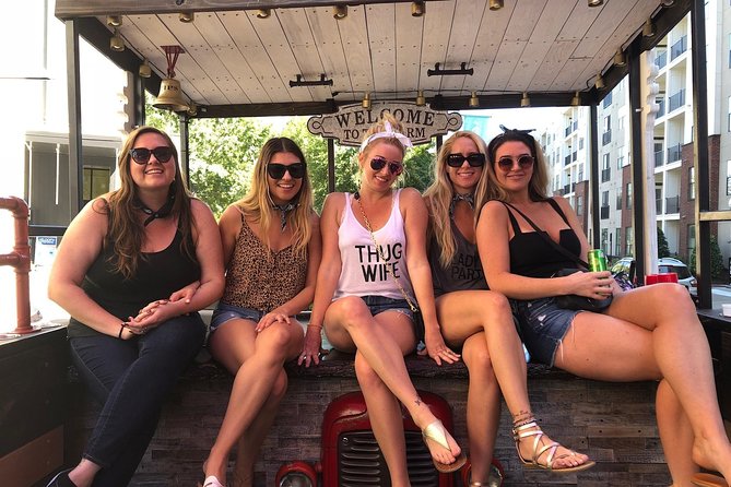 Downtown Nashville Public Party Tractor 21+ Only - Meeting point at 747 Fesslers Ln, and how to time your arrival