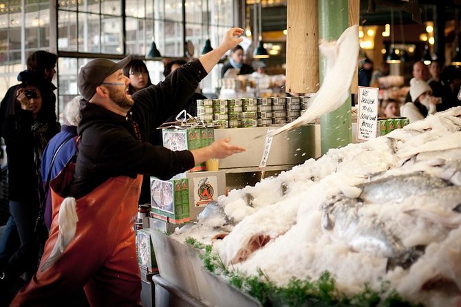 Early-Bird Tasting Tour of Pike Place Market - The guides: Lucky, Chip, Bob, Jerry, and Woody