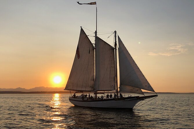 Evening Colors Sunset Sail Tour in Seattle - The route on the water: Seattle waterfront, the Space Needle angle, and photo timing