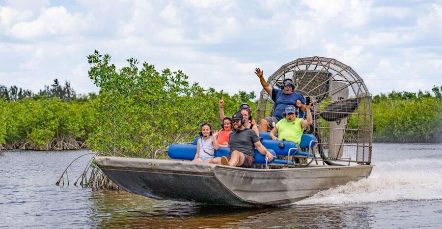 Everglades: Mangrove Maze Airboat Tour and Boardwalk - Wildlife education on the water, from mangroves to culture and history