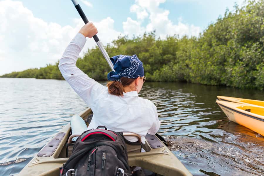 Everglades National Park: Mangrove Tunnel Kayak Eco-Tour - Getting on the Water in a 2-Person, Sit-On-Top Kayak