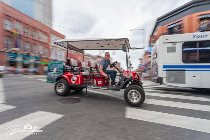 Explore the City of Nashville Sightseeing Tour by Golf Cart - Country Music Hall of Fame, Ryman, and Music Row, the core Nashville triangle