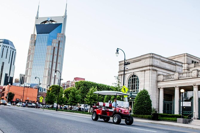 Explore the City of Nashville Sightseeing Tour by Golf Cart - Weather, comfort, and what to expect when roads get messy