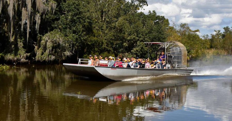 From Lafitte: Swamp Tours South of New Orleans by Airboat - Boarding the Airboat: How the Ride Feels and What You Will Hear