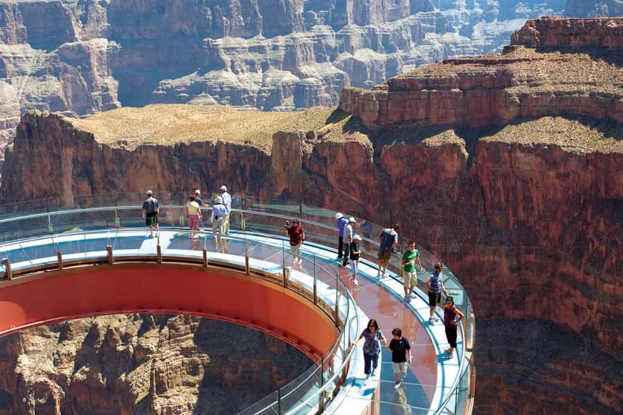 From Las Vegas: Grand Canyon Skywalk Express Helicopter Tour - Skywalk arrival and the VIP flow at Grand Canyon West