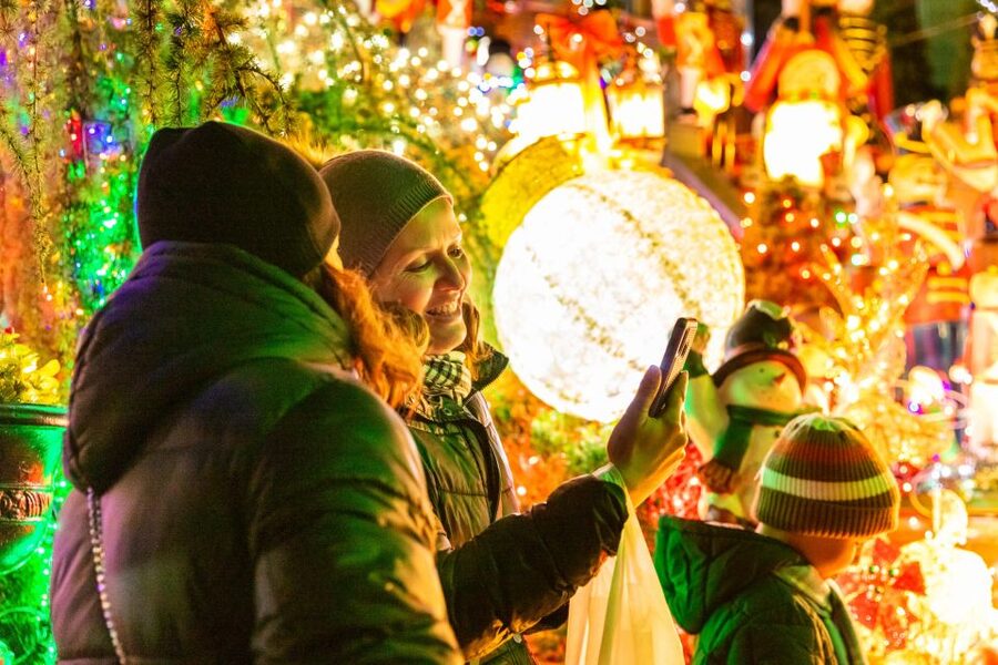 From Manhattan: 4-Hour Dyker Heights Holiday Lights Bus Tour - Coming Back Via the Manhattan Bridge, Ending at Bryant Park