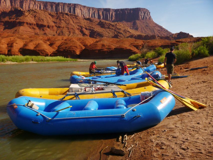 From Moab: Colorado River Guided Rafting Trip - From Moab Hotel Pickup To River Gear, The Start Is Simple