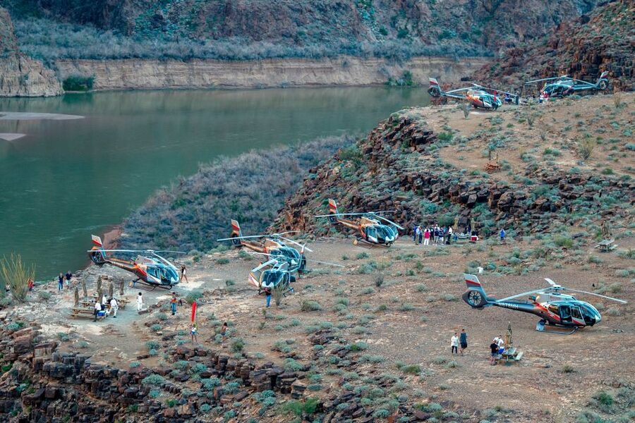 From South Rim: Grand Canyon Spirit Helicopter Tour - Dragon Corridor: the widest and deepest part, and why it feels different