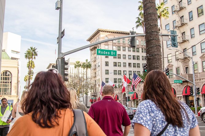 Full-Day Iconic Sights of LA, Hollywood, Beverly Hills, Beaches and More - Rodeo Drive and Beverly Hills sign photos, the glamorous contrast