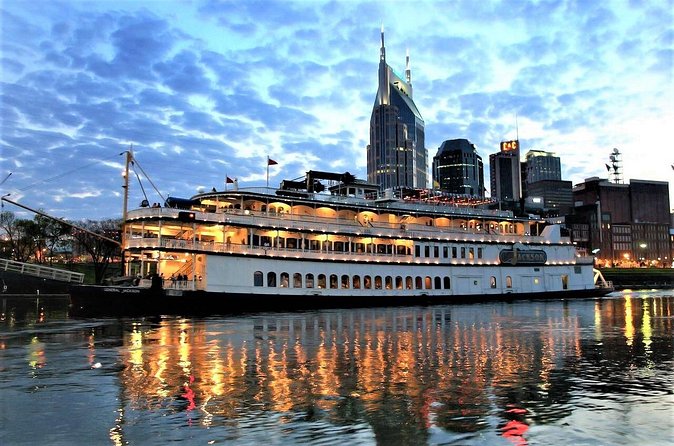 General Jackson Showboat Lunch or Dinner Cruise in Nashville - A quick look near Gray Line and the Cumberland River Pedestrian Bridge