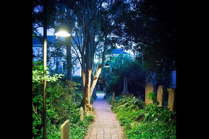 Ghosts of Charleston Night-Time Walking Tour with Unitarian Church Graveyard - Meeting at Buxton Books, Then Sliding Into Old Town