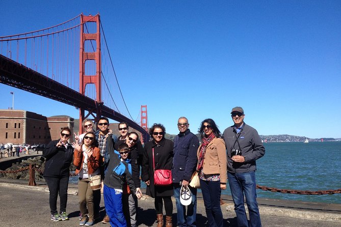 Golden Gate Bridge Muir Woods Sausalito with Optional Alcatraz - Palace of Fine Arts: the short stop that adds balance