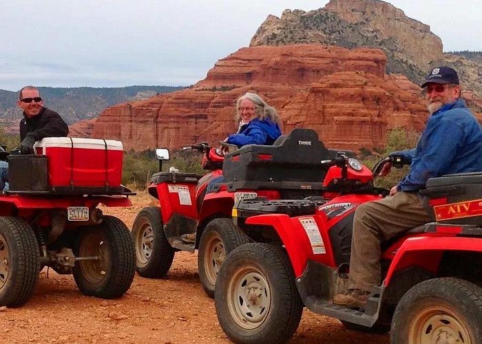 Guided ATV Tour of Western Sedona - Skeleton Bone Mountain: The 800-Foot View Payoff