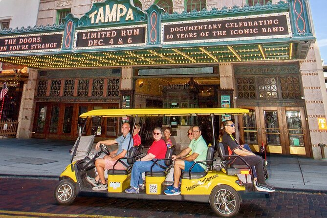 Guided Tampa Sightseeing Tour in a Deluxe Street Legal Golf Cart - Florida Aquarium area and the Channel District: modern Tampa in motion