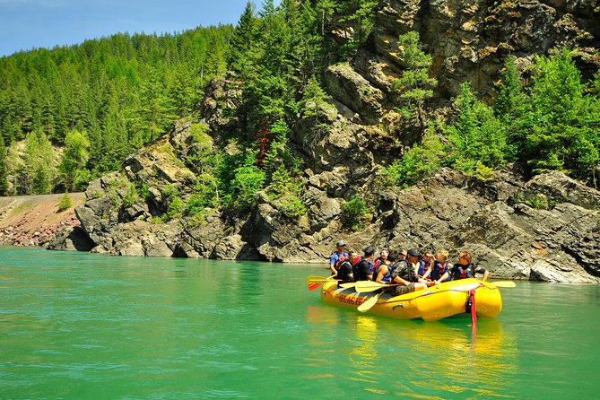Half Day Scenic Float on the Middle Fork of the Flathead River - A calm break on the Middle Fork, right by Glacier National Park