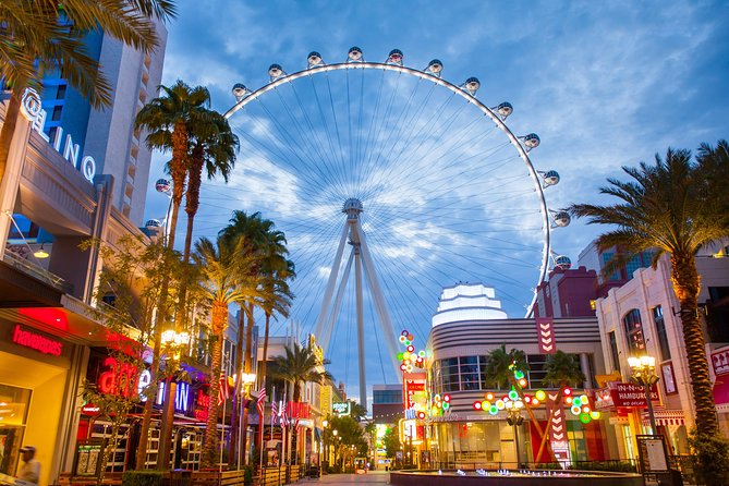 Happy Half Hour on The High Roller at The LINQ - Stop 1: The LINQ Promenade before or after your ride