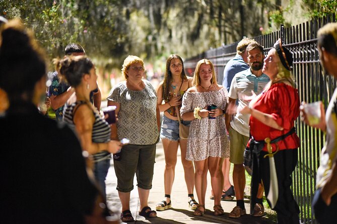 Haunted Savannah Booze and Boos Ghost Walking Tour - How the Night Works: Walking Pace and Time Budget