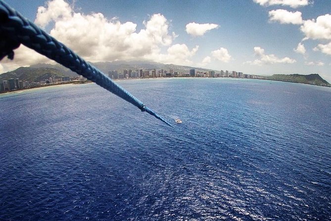 Hawaiian Parasail Since 1977 - Passing Waikiki Beach and Seeing Diamond Head From the Water